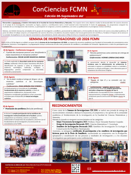 Boletín Informativo Edición 8 - septiembre 2026